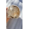 Crâne en Cristal Quartz Chamane (Lodolite)