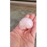 Crâne en Quartz rose 53mm