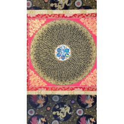 Thangka mantra Aum 110x74cm