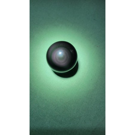Sphère d'Obsidienne Oeil Céleste 37mm 64grs