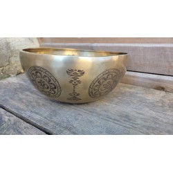 Bol chantant Tibétain 7 métaux 2290grs