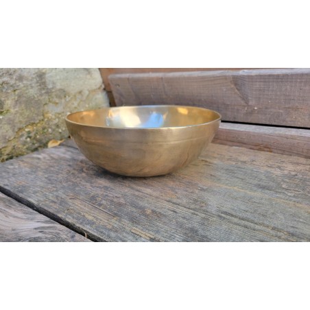 Bol chantant Tibétain 7 métaux 1230grs Bol chantant Tibétain 7 métaux 1230grs