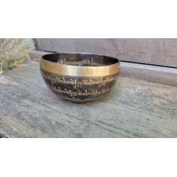 Bol chantant Tibétain 7 métaux 845grs