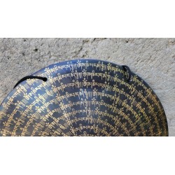 Gong Tibétain 7 métaux 2080grs 40.6cm