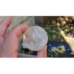 Sphère en Cristal de roche  53mm 213grs