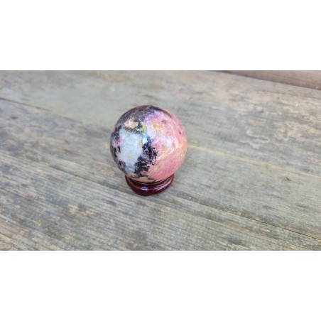 Sphère en Rhodonite 52mm 288grs