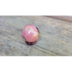 Sphère en Rhodonite 52mm 288grs
