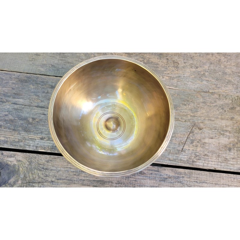 Bol chantant Tibétain 7 métaux 1170grs Lingam