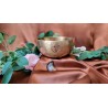 Pack Bol Tibétain 7 métaux 670grs Full Moon Rose + pierre chamane