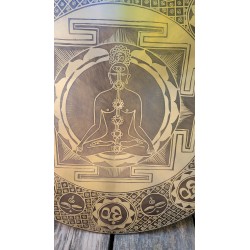 Gong Tibétain 7 métaux 2615grs 49cm