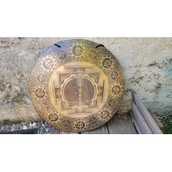 Gong Tibétain 7 métaux 2615grs 49cm