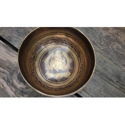 Bol Tibétain chantant 7 métaux 1025grs