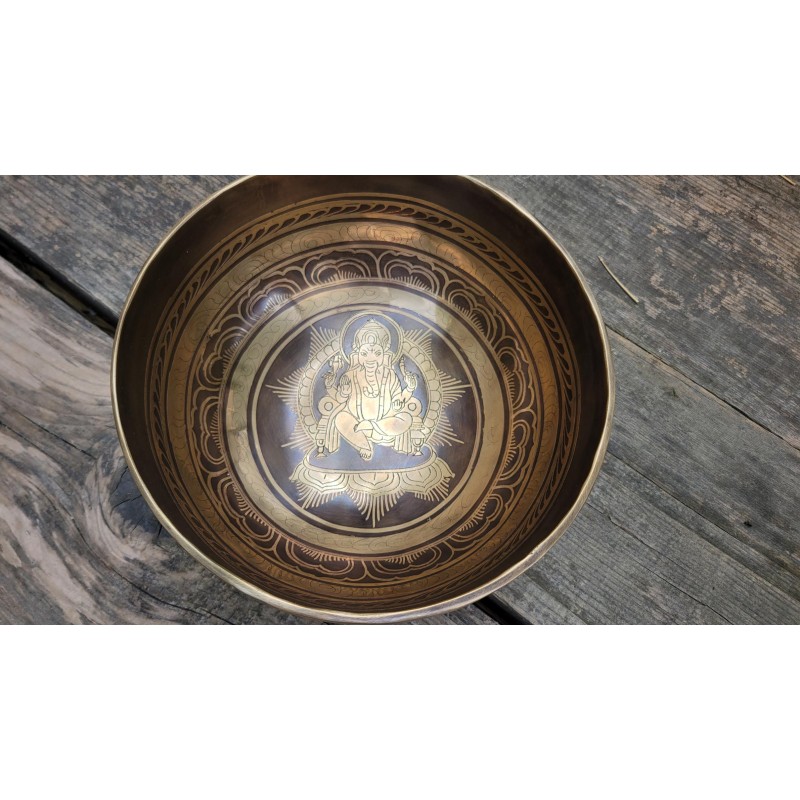 Bol Tibétain chantant 7 métaux 1025grs