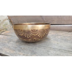 Bol Tibétain chantant 7 métaux 1025grs
