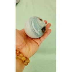 Sphère en Amazonite 474grs 70mm