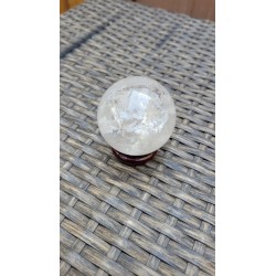 Sphère en Quartz (Cristal de roche) 218grs 54mm