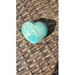 Coeur en Amazonite 137grs 62mm
