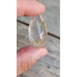 Cabochon Quartz rutile doré 18grs