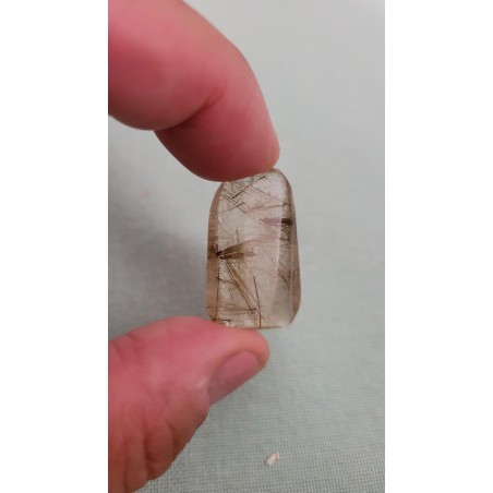 Galet Quartz rutile doré 9grs Galet Quartz rutile doré 9grs