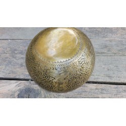 Bol chantant Tibétain 7 métaux 1277grs rare