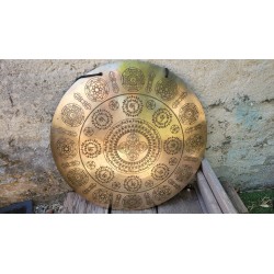 Gong Tibétain 7 métaux 2505grs 47.5cm
