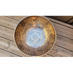 Bol chantant Tibétain 7 métaux 7420grs