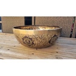 Bol chantant Tibétain 7 métaux 7420grs