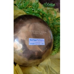 Pack Bol Tibétain 7 métaux 675grs Full Moon Rose + pierre chamane