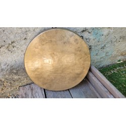 Gong Antique Indien 7 métaux 39cm 1310grs