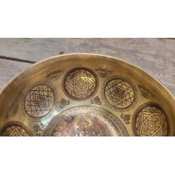 Bol chantant Tibétain 7 métaux 505grs