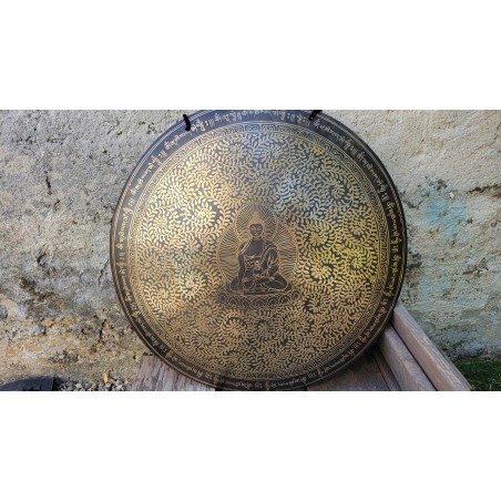 Gong Tibétain 7 métaux 2860grs 51cm Gong Tibétain 7 métaux 2860grs 51cm