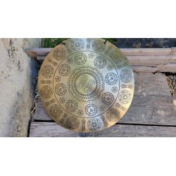 Gong Tibétain 7 métaux 2425grs 46.4cm