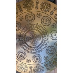 Gong Tibétain 7 métaux 2425grs 46.4cm