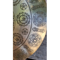 Gong Tibétain 7 métaux 2425grs 46.4cm