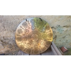 Gong Tibétain 7 métaux 2365grs 47.7cm