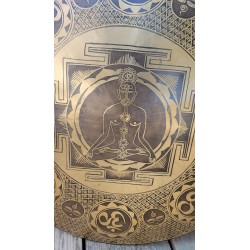 Gong Tibétain 7 métaux 2380grs 48.2cm