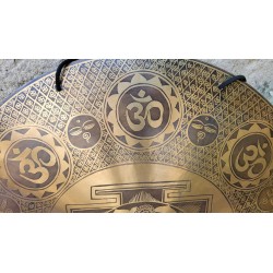 Gong Tibétain 7 métaux 2380grs 48.2cm