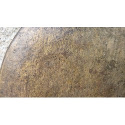 Gong Antique Indien 7 métaux 39cm 1450grs