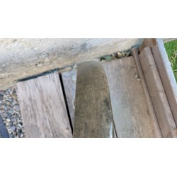 Gong Antique Indien 7 métaux 39cm 1450grs