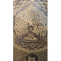 Gong Tibétain 7 métaux 3030grs 50cm