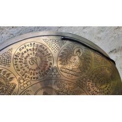 Gong 7 métaux 2465grs 49.2cm