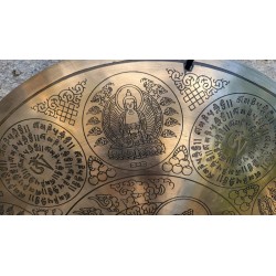 Gong 7 métaux 2465grs 49.2cm