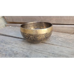 Bol chantant Tibétain 7 métaux 610grs