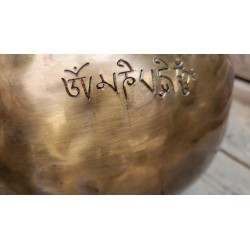 Bol chantant Tibétain 7 métaux 1450grs Full Moon