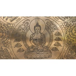 Gong Tibétain 7 métaux  2590grs 49.5cm