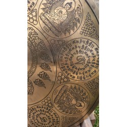 Gong Tibétain 7 métaux  2590grs 49.5cm