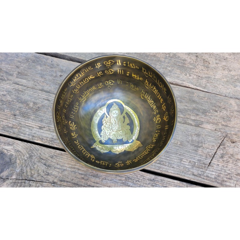 Bol Tibétain 7 métaux 683grs Ganesh