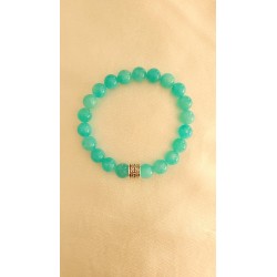 Bracelet en Amazonite extra 8mm Femme