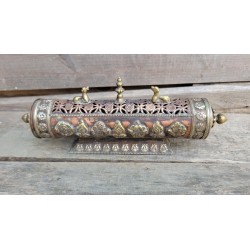 BRULE ENCENS Tibétain Rond Cuivre 31cm