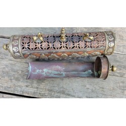 BRULE ENCENS Tibétain Rond Cuivre 31cm
